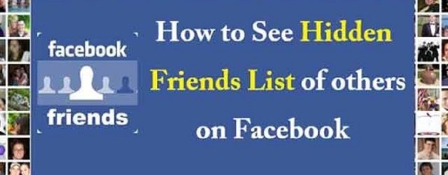 How Can I See A Hidden Friend List on Facebook Image