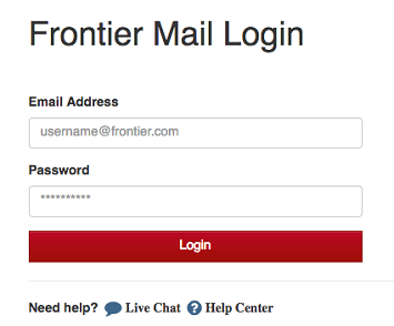 Frontier Mail Login Page 2021