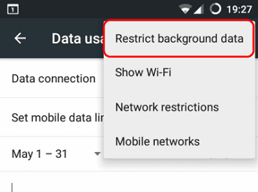 What is background data how to restrict background data Usage