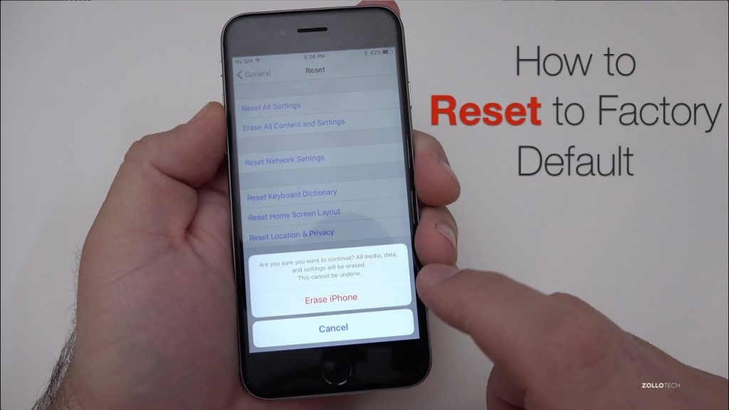 How to Reset My iPhone 2022